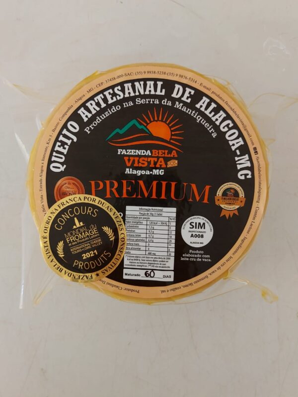 Queijo Artesanal Premium Fazenda Bela Vista 60 dias 1kg (Ouro no Mundial de Queijos da França em 2019 e 2021) - Imagem 6