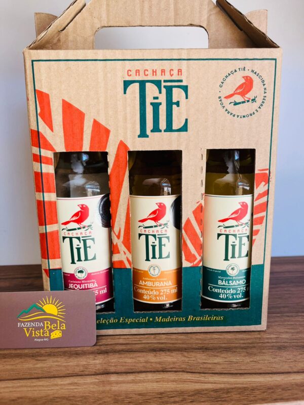 Kit Cachaça Tiê Jequitibá, Amburana e Bálsamo